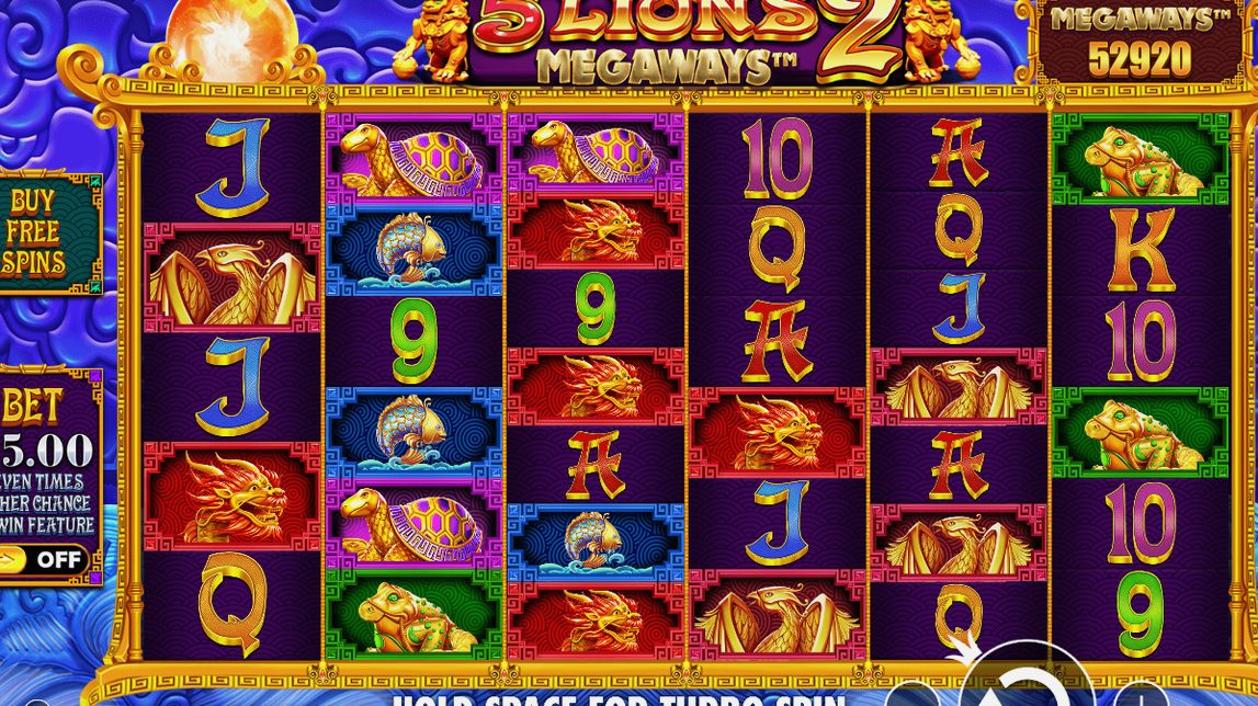 5 Lions Megaways 2