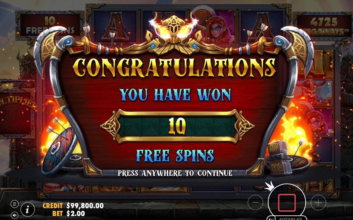 Free Spins med multiplikatorn i vänstra panelen
