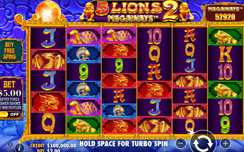 5 Lions Megaways 2