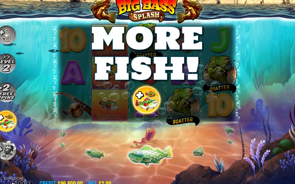 Free Spins med fiskar som bär penningsummor